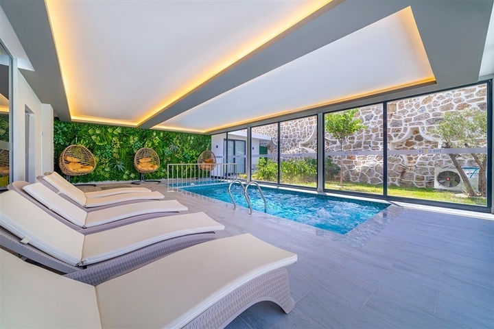 Квартира 2+1 с видом на море в Махмутларе