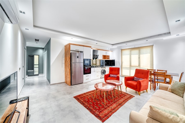 Квартира 2+1 с видом на море в Махмутларе