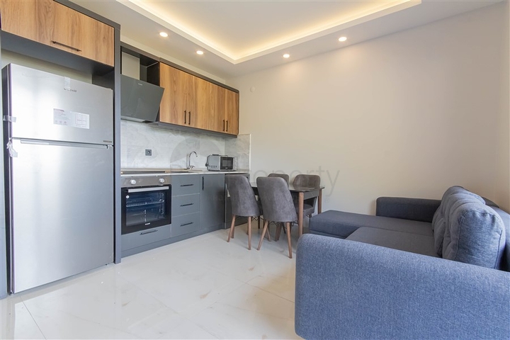 Меблированная квартира 1+1 всего в 750 м от пляжа Клеопатра