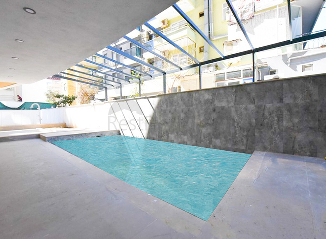 Двухкомнатные апартаменты в районе пляжа Клеопатра