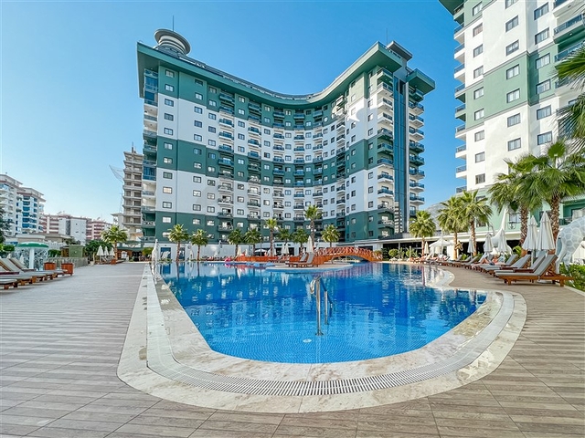 Квартира 1+1 с шикарным интерьером в комплексе отельного типа