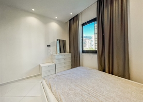 Квартира 1+1 с шикарным интерьером в комплексе отельного типа