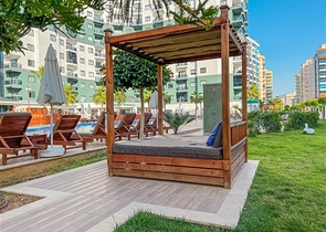 Квартира 1+1 с шикарным интерьером в комплексе отельного типа