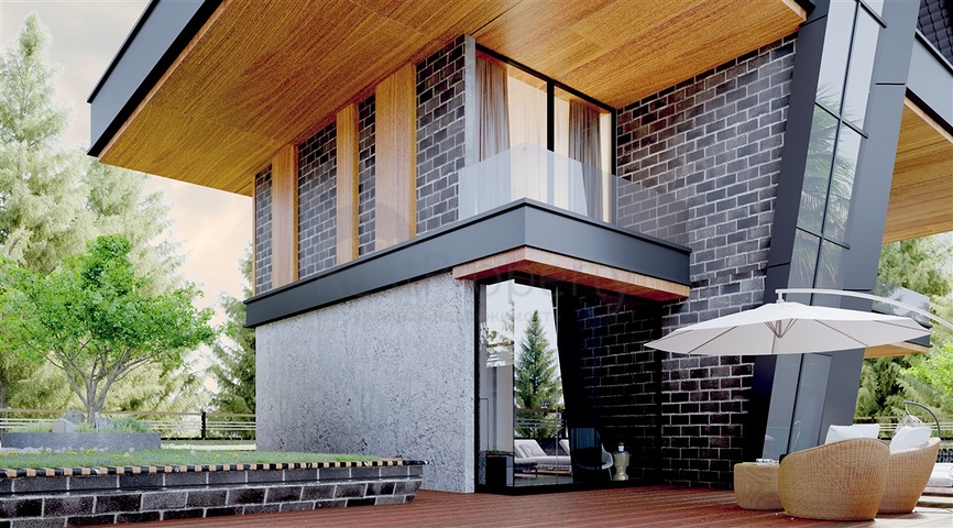 Виллы 4+2 с потрясающими видовыми характеристиками в районе Каргыджак 