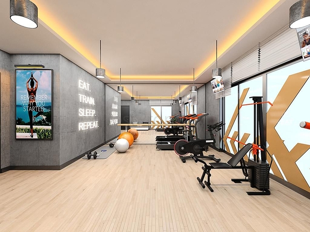 Квартира с видом на море в живописном районе Алании