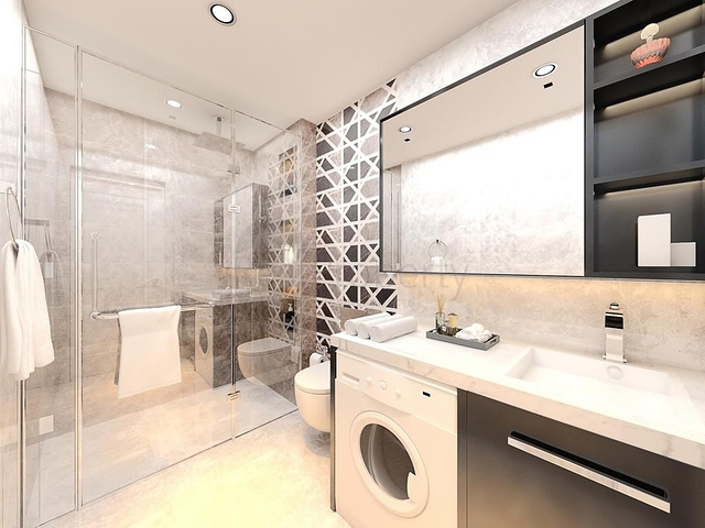 Квартира с видом на море в живописном районе Алании