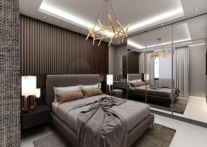 Квартира с видом на море в живописном районе Алании