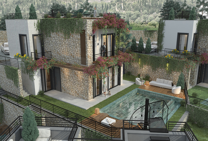 Бутик проект семейной концепции в окружении природы.