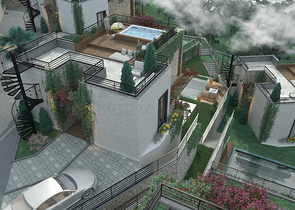 Бутик проект семейной концепции в окружении природы.