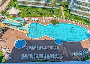 Пентхаус 2+1 в комплексе отельного типа в Авсалларе