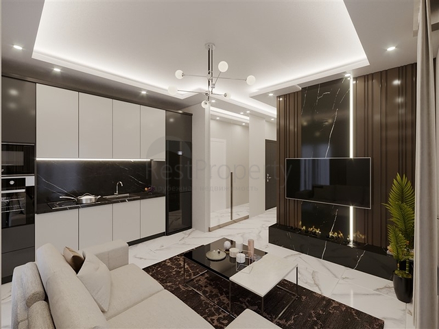 Двухкомнатная квартира в пешей доступности до пляжа Клеопатры