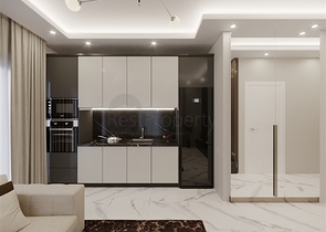 Двухкомнатная квартира в пешей доступности до пляжа Клеопатры