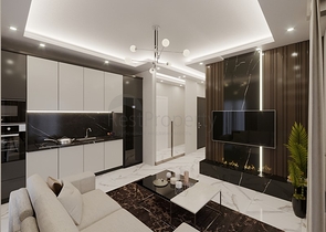 Двухкомнатная квартира в пешей доступности до пляжа Клеопатры