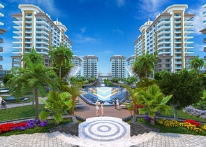 Квартира 1+1 в комплексе премиального класса в районе Махмутлар