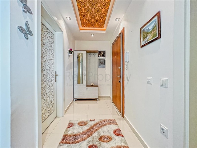 Квартира 2+1 с видом на море в районе Махмутлар