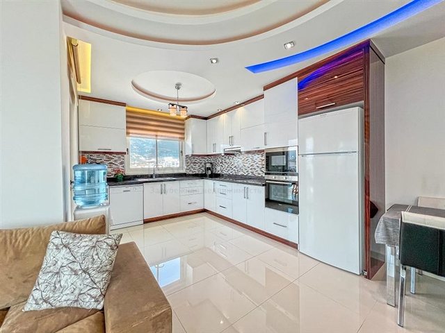 Квартира 2+1 с видом на море в районе Махмутлар