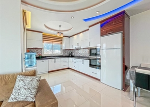 Квартира 2+1 с видом на море в районе Махмутлар