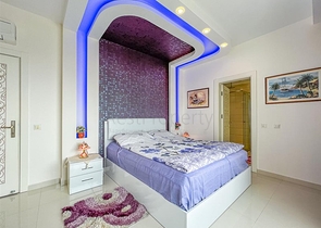 Квартира 2+1 с видом на море в районе Махмутлар