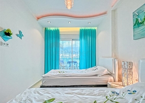 Квартира 2+1 с видом на море в районе Махмутлар