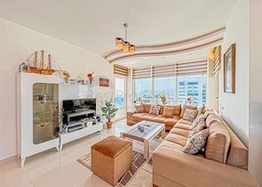 Квартира 2+1 с видом на море в районе Махмутлар