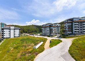 Апартаменты 2+1 в живописном районе Каргыджак всего в 300 м от моря