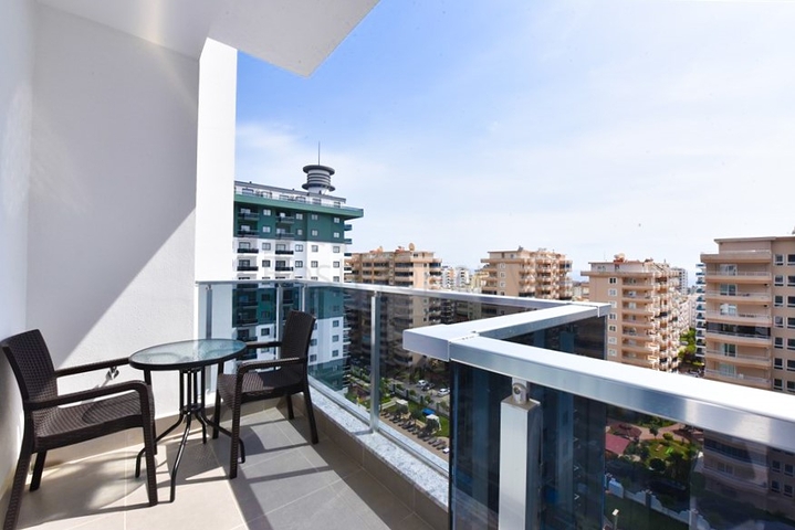 Апартаменты 1+1 в комплексе с отельной инфраструктурой в районе Махмутлар