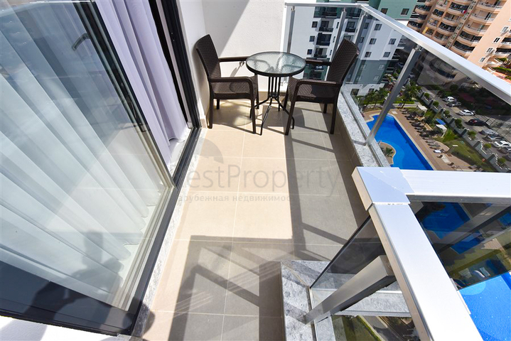 Апартаменты 1+1 в комплексе с отельной инфраструктурой в районе Махмутлар