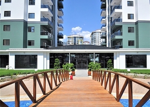 Апартаменты 1+1 в комплексе с отельной инфраструктурой в районе Махмутлар