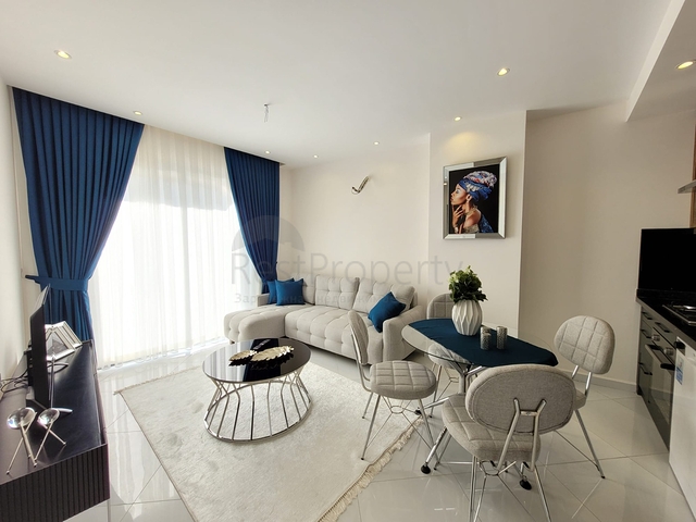 Стильная квартира 1+1 в комплексе отельного типа