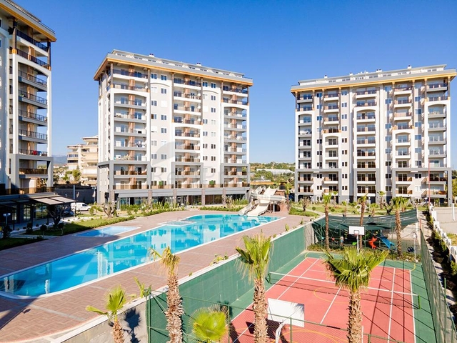 Квартира в аренду 1+1 в районе Авсаллар в 1 200 м. до моря