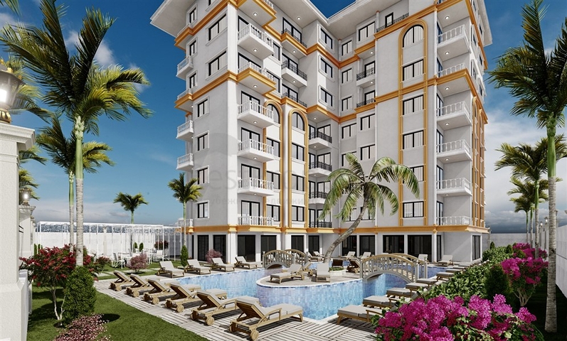 Квартира планировки 2+1 в центре Алании