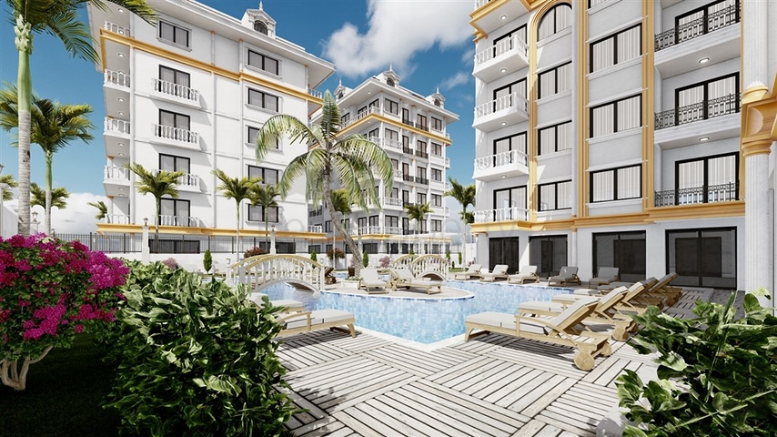 Квартира планировки 2+1 в центре Алании