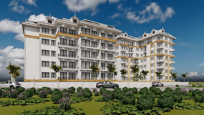 Квартира планировки 2+1 в центре Алании