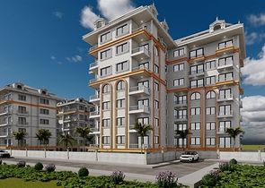 Квартира планировки 2+1 в центре Алании