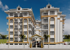 Квартира планировки 2+1 в центре Алании