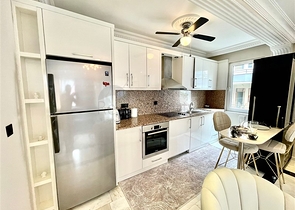 Уютная квартира 2+1 в районе Оба в 300 м от моря