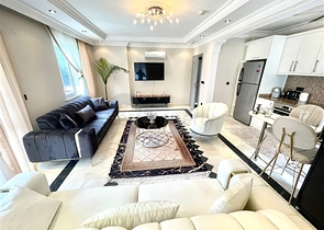 Уютная квартира 2+1 в районе Оба в 300 м от моря