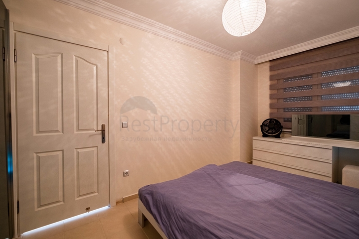 Просторные апартаменты 1+1 с мебелью и техникой в районе Оба