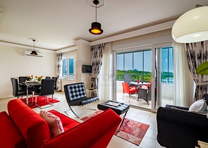 Просторные апартаменты 1+1 с мебелью и техникой в районе Оба