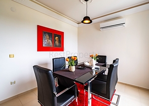 Просторные апартаменты 1+1 с мебелью и техникой в районе Оба