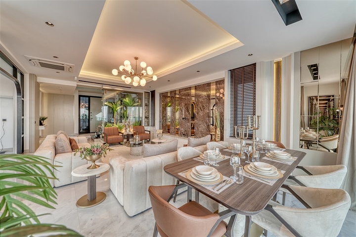 Роскошная виллы 4+1 с потрясающим видом на всю Аланию