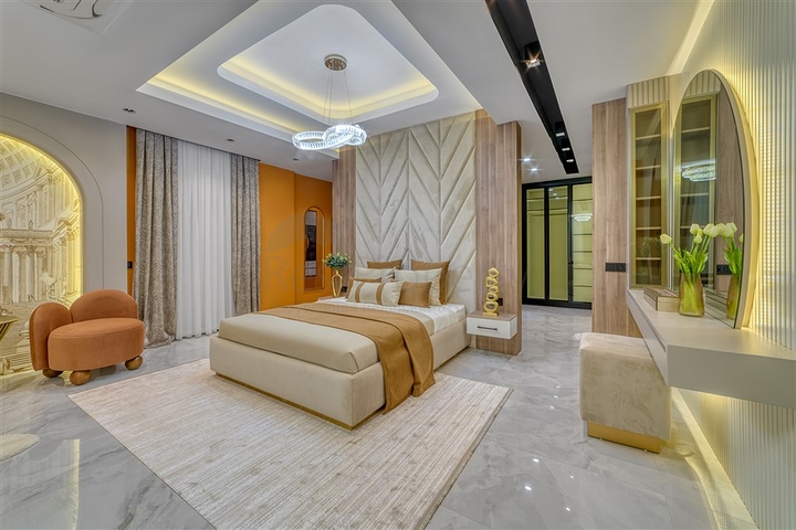 Роскошная виллы 4+1 с потрясающим видом на всю Аланию