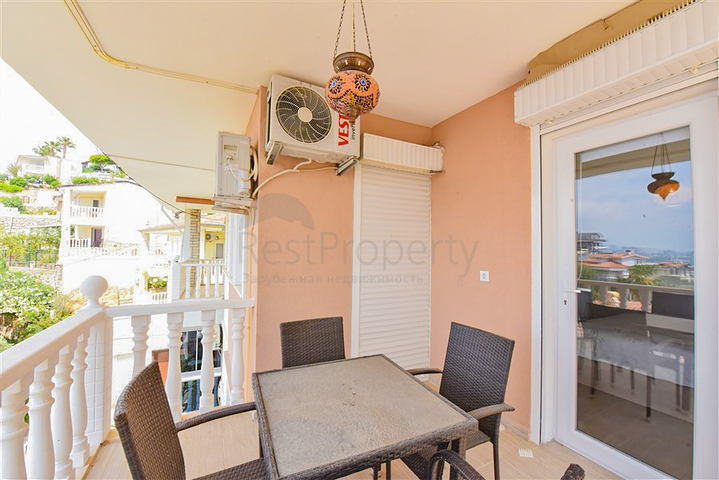 Таунхаус 2+1 в 600 м от моря в районе Каргыджак