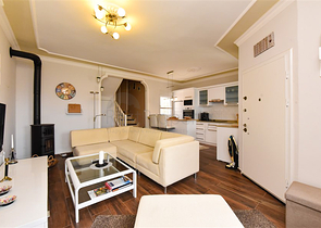 Таунхаус 2+1 в 600 м от моря в районе Каргыджак