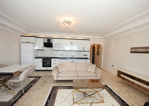 Меблированная квартира планировкой 2+1 в районе Махмутлар