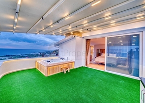 Вилла 5+1 в 800 м от пляжа с панорамными видами на море и горы