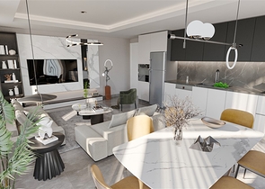 Новый строящийся комплекс в районе Клеопатра