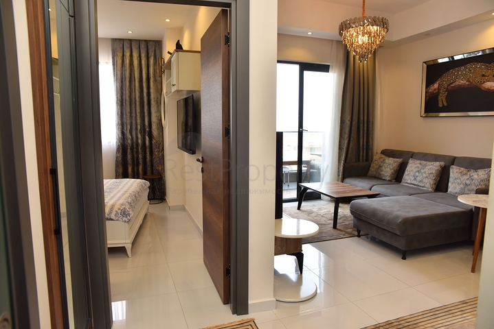 Квартира 1+1 в комплексе с отельной инфраструктурой в районе Махмутлар