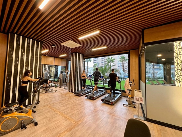 Квартира 1+1 в комплексе с отельной инфраструктурой в районе Махмутлар