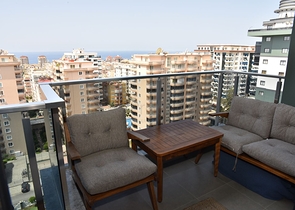 Квартира 1+1 в комплексе с отельной инфраструктурой в районе Махмутлар